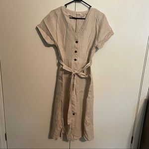 4 Our Dreamers linen dress